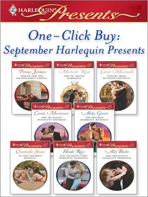 One-Click Buy · September Harlequin Presents