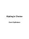 Kipling's Choice