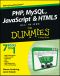 PHP, MySQL, JavaScript & HTML5 All-in-One For Dummies