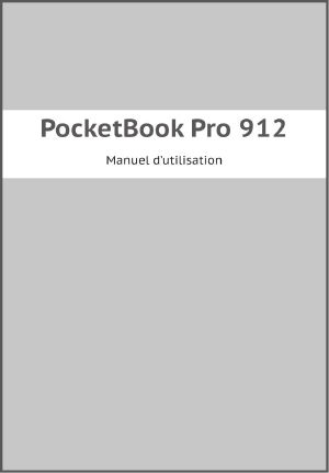 Manuel D’utilisation PocketBook Pro 912