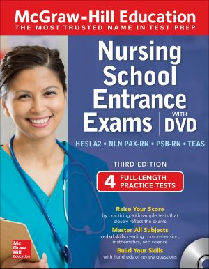 McGraw-Hill Education Nursing School Entrance Exams With DVD