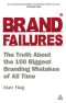 Brand Failures · The Truth About the 100 Biggest Branding Mistakes of All Time