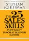 The 25 Sales Skills · They Don't Teach at Business School