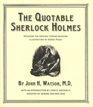 The Quotable Sherlock Holmes