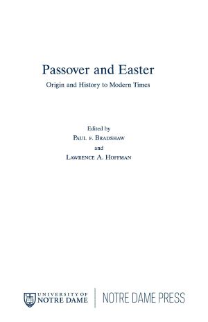 Passover and Easter