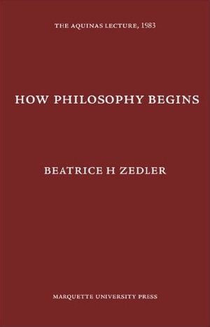 How Philosophy Begins