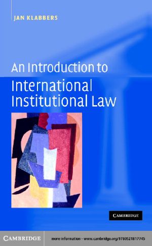 An introduction to international institutional law