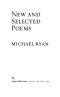 New and Selected Poems