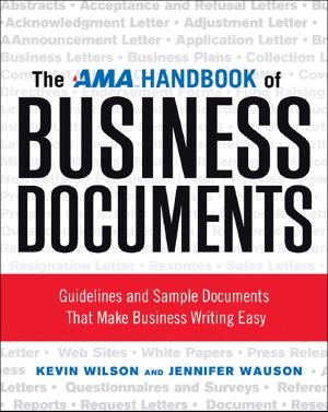 The AMA Handbook of Business Documents