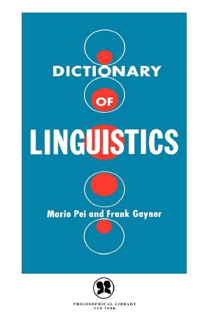 A Dictionary of Linguistics