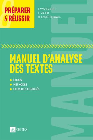 Manuel D'Analyse Des Textes