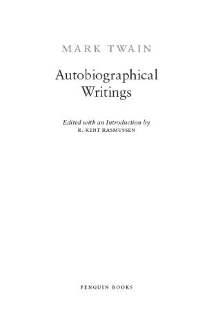 Autobiographical Writings