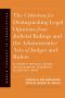 The Criterion for Distinguishing Legal Opinions From Judicial Rulings and the Administrative Acts of Judges and Rulers