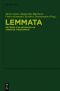 Lemmata · Beiträge zum Gedenken an Christos Theodoridis