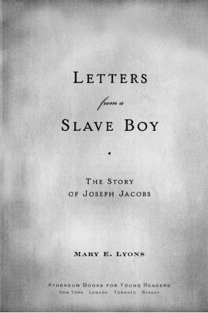 Letters from a Slave Boy