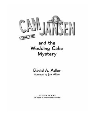 Cam Jansen and the Wedding Cake Mystery