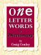 One-Letter Words, a Dictionary