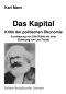 Das Kapital · Kritik der politischen Ökonomie