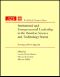 Institutional and Entrepreneurial Leadership in the Brazilian Science and Technology Sector · Setting a New Agenda