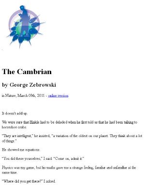 The Cambrian