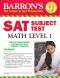 SAT Subject Test Math Level 1, 4th Edition (Barron's Sat Subject Test Math Level 1)