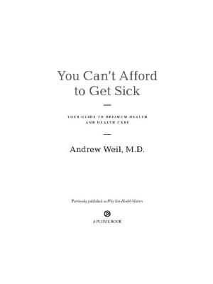 You Can't Afford to Get Sick