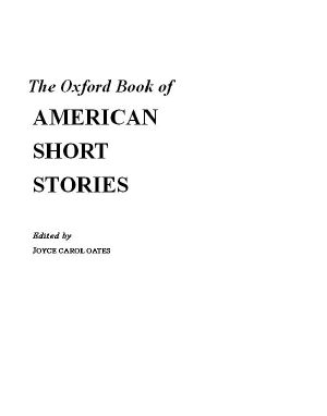 The Oxford Book of American Short Stories