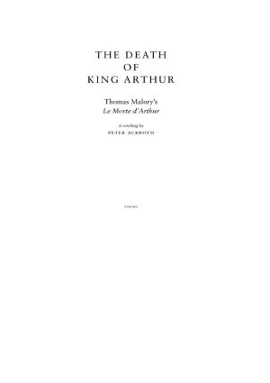 The Death of King Arthur