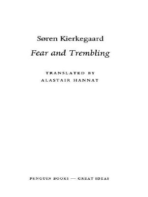 Fear and Trembling (Penguin Great Ideas)