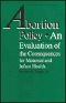 Abortion Policy · an Evaluation of the Consequences for Maternal and Infant Health