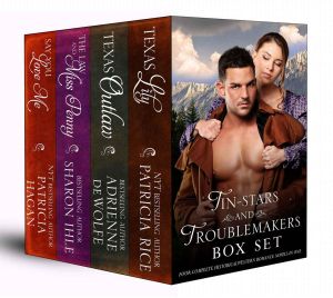 Tin-Stars and Troublemakers · Box Set (Four Complete Historical Western Romance Novels in One)