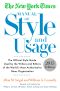 The New York Times Manual of Style and Usage, 2015 Edition