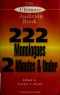 The Ultimate Audition Book · 222 Monologues, 2 Minutes and Under