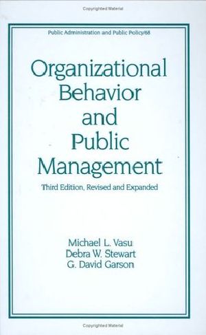 Organizational Behavior and Public Management