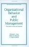 Organizational Behavior and Public Management