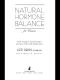 Natural Hormone Balance for Women