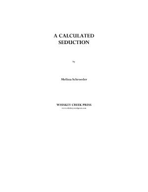 Microsoft Word - a CALCULATED SEDUCTION-SCHROEDER-GALLEY- Print ready.doc