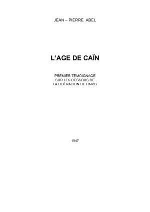 L'Age De Caïn