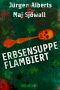 Erbsensuppe flambiert