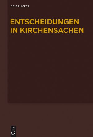 Entscheidungen in Kirchensachen seit 1946 · Band 59 1.1.-30.6.2012