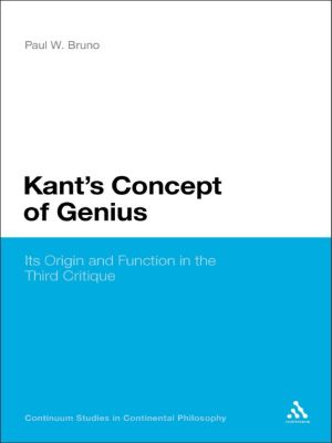 Kant's Concept of Genius