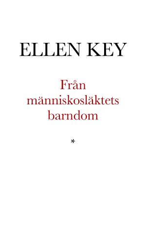 Från människosläktets barndom