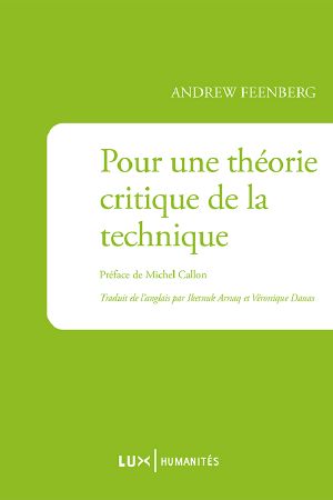 Pour Une Théorie Critique De La Technique