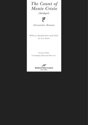 The Count of Monte Cristo (Abridged B&N)