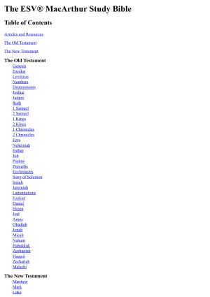 ESV MacArthur Study Bible