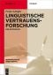 Linguistische Vertrauensforschung · Eine Einführung