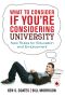 What to Consider If You're Considering University