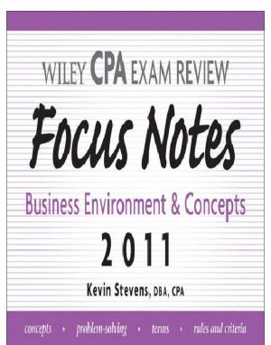 Wiley CPA Examination Review Focus Notes