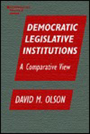 Democratic Legislative Institutions a Comparative View