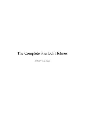 Sherlock Holmes Complete